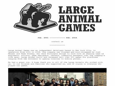 Large Animal Games