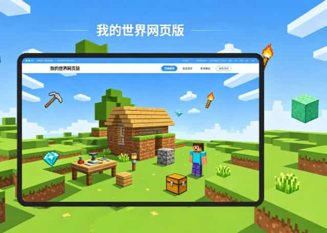 我的世界网页版完整游玩指南：浏览器直玩方块沙盒，轻量化 MC 遥游玩