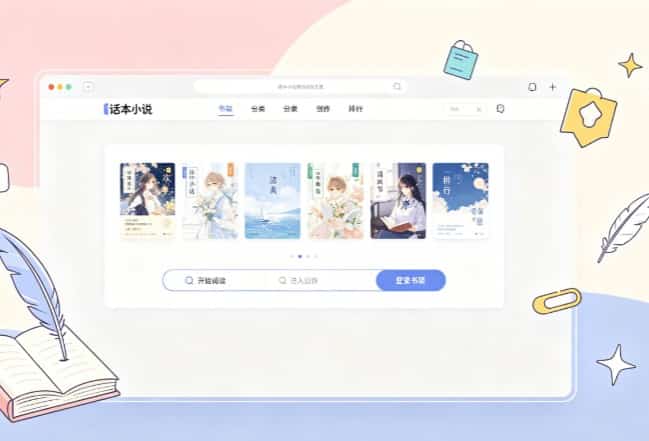 话本小说网页版及多款正版网文纯净网页指南：遥安装无小字广告阅读