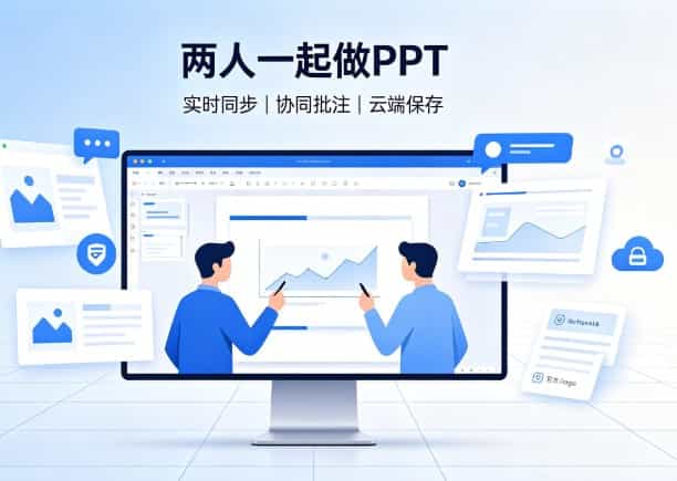 两人多人实时协同做 PPT 正规软件