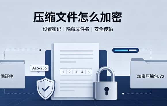 压缩文件加密完整教程｜7-Zip/Bandizip/WinRAR/360 压缩官方操作指南